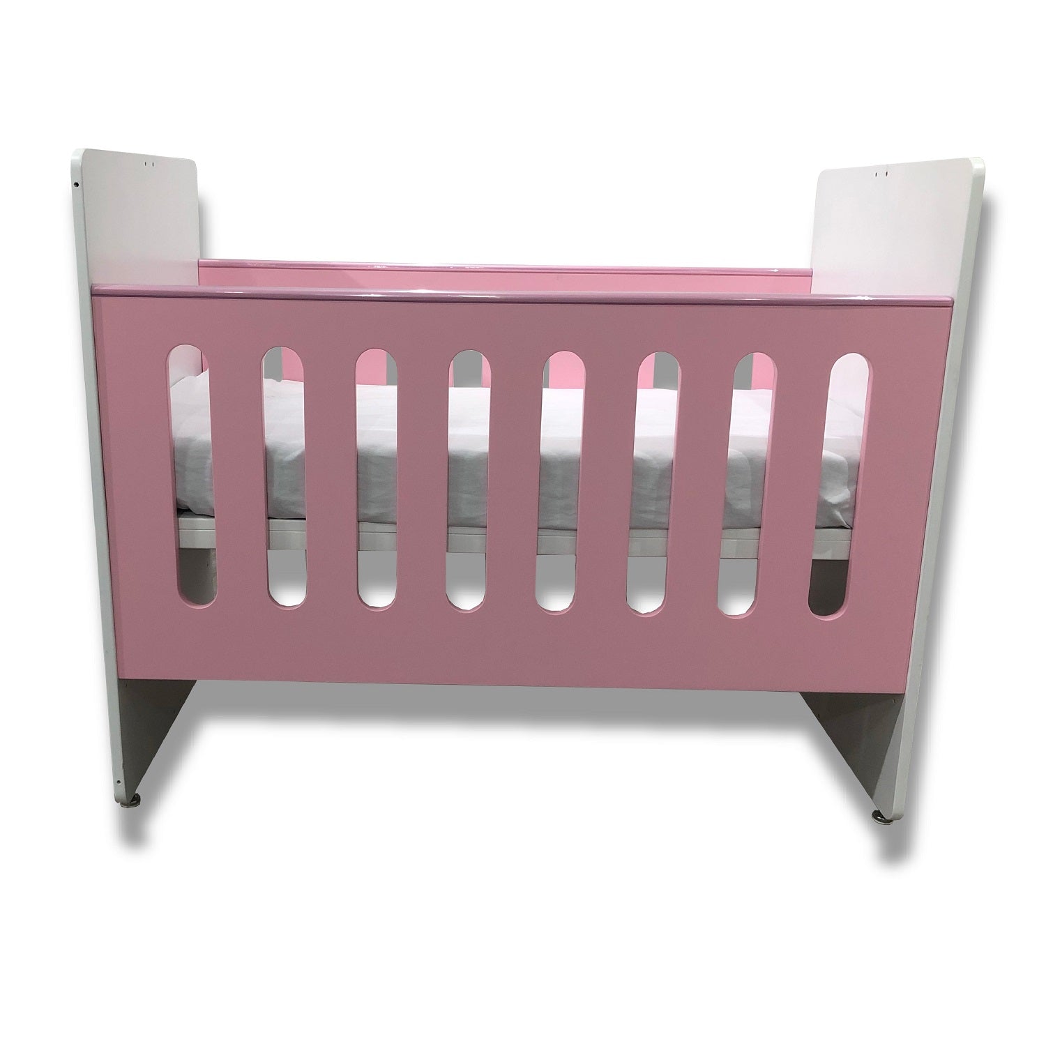 Cuna Elegancia CUNABEBE 60x120 Blanco Rosa