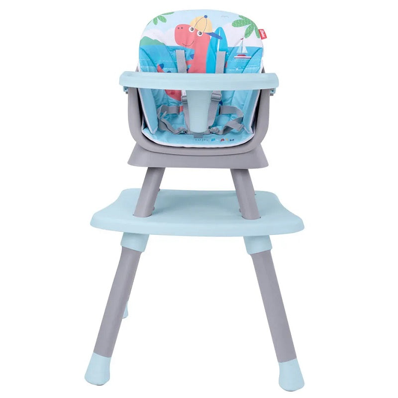 Silla Alta 4 en 1 DBEBE Grow With Me Azul Gris