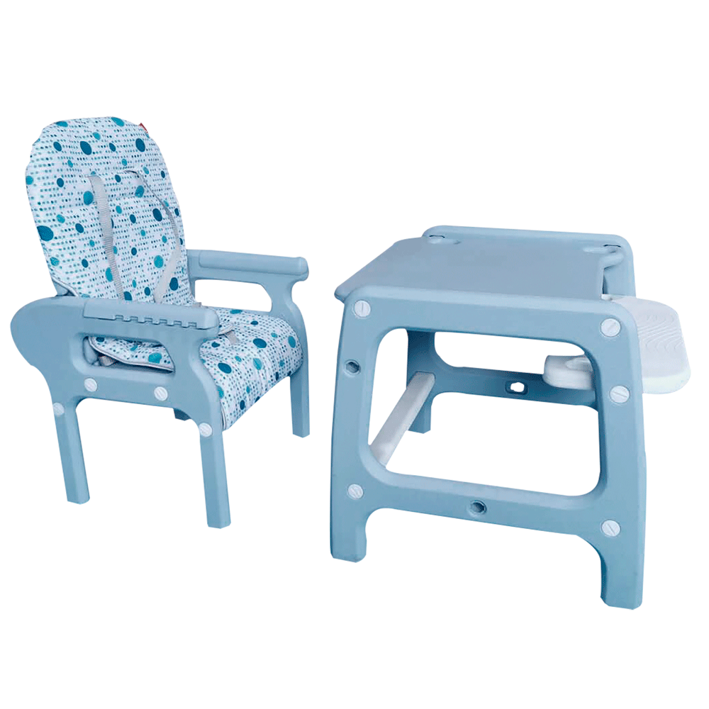 Silla Alta 2en1 DBEBE MultiComfort Azul