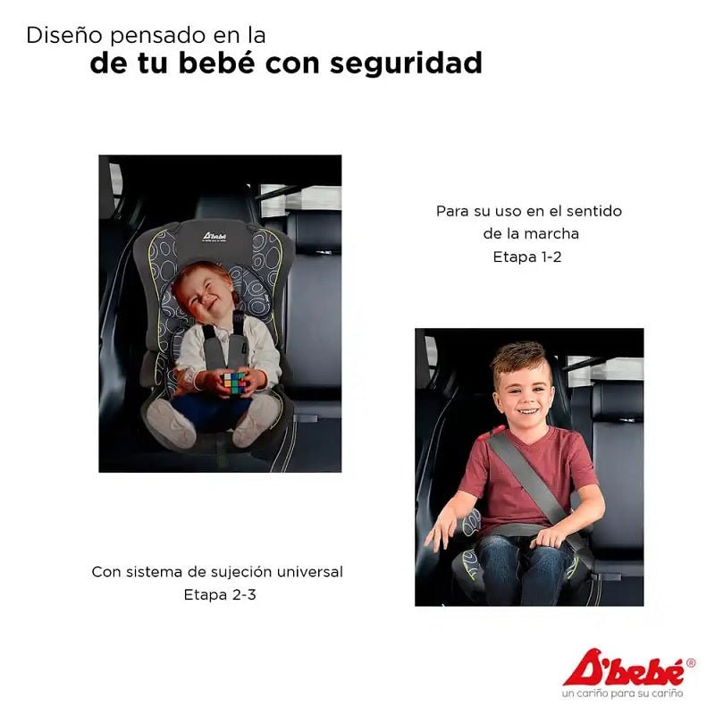 Autoasiento DBEBE MAXI Negro