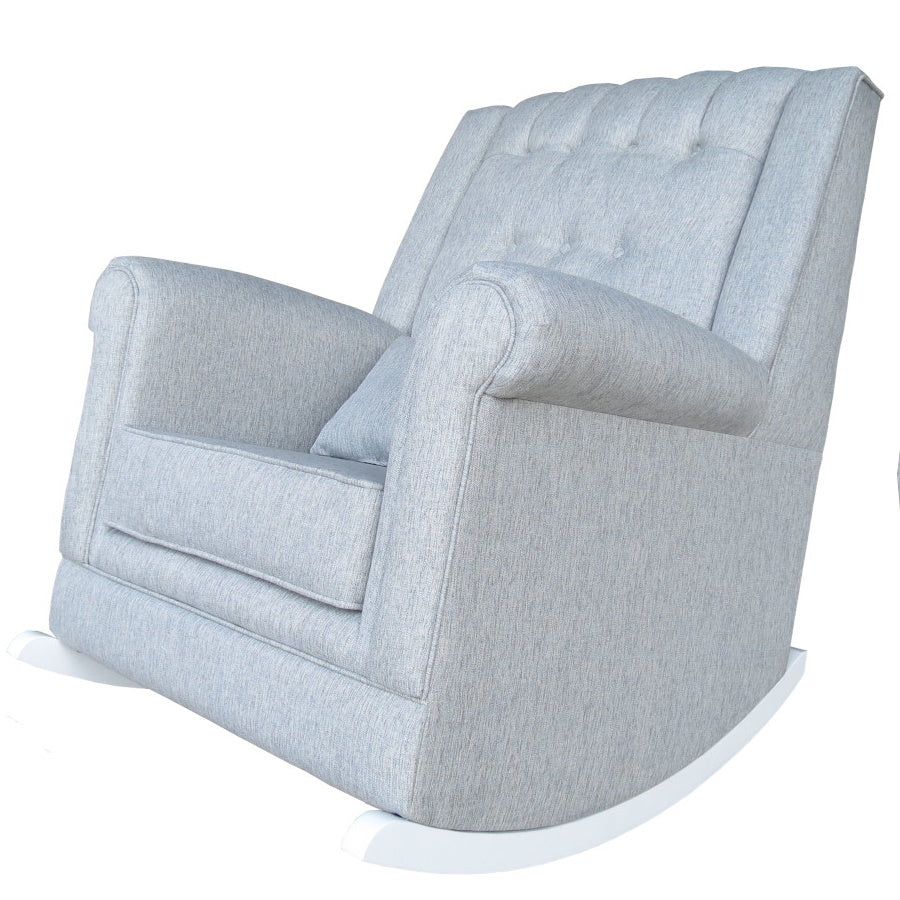 Sillon Mecedora Divano TITI Gris Balancines Blanco