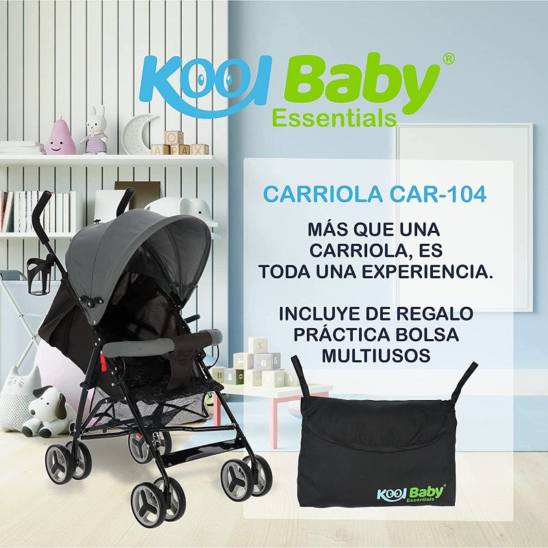 Carriola de Baston KOOLBABY Gris