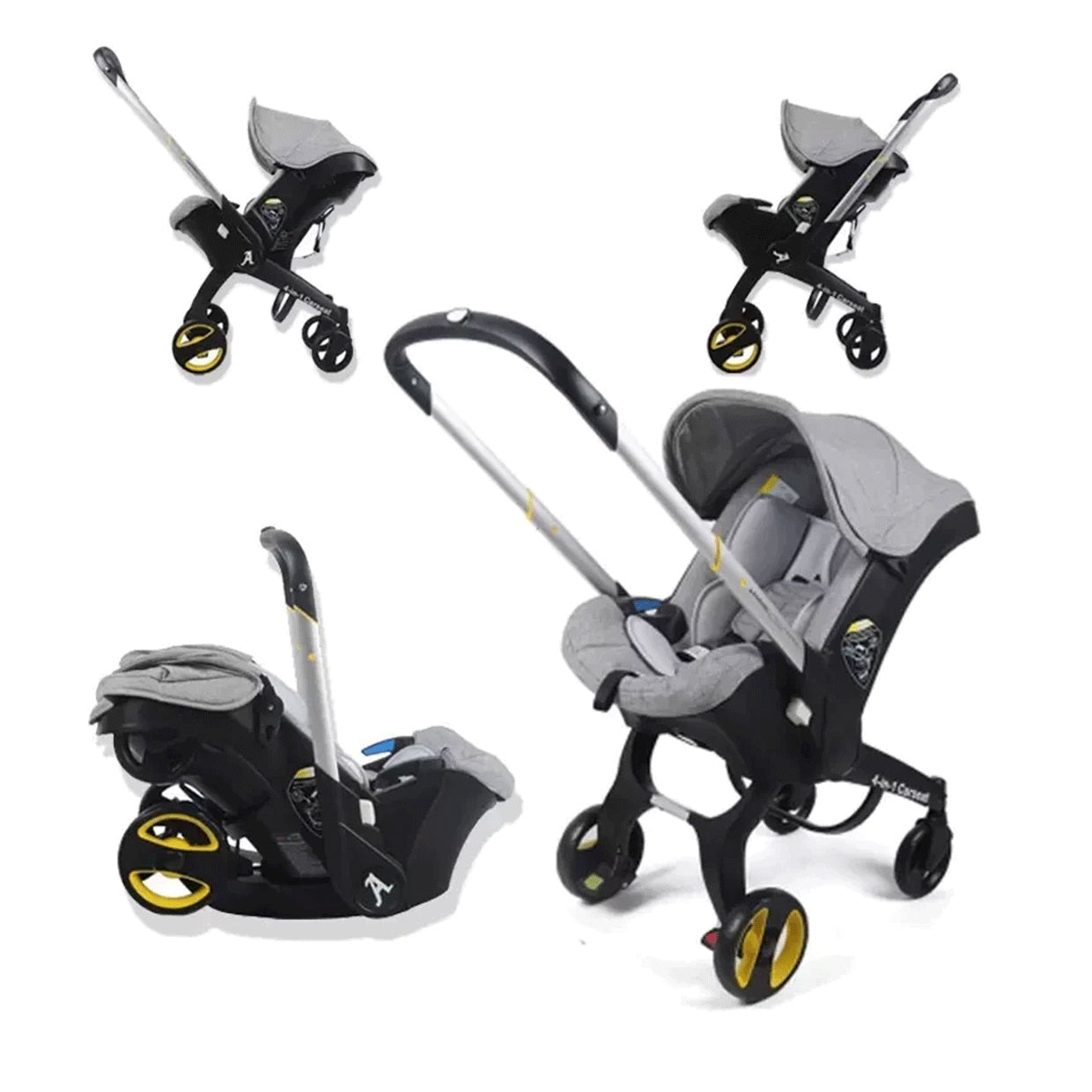 Carriola Portabebe STARKIDS Polux Gris