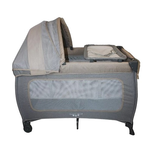 Cuna de Viaje CONFETY WORLD Gris Beige